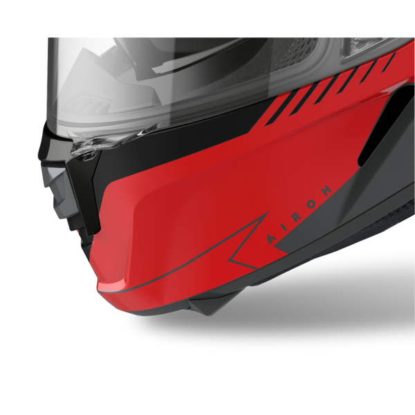 SPARK CHIN AIR KIT ANTHRACITE GLOSS (RISE RED) -TU