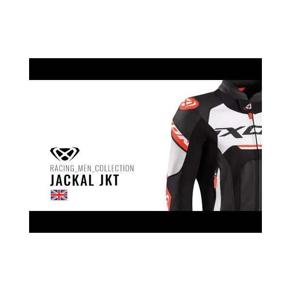JACKAL JKT BLACK/WHITE/RED