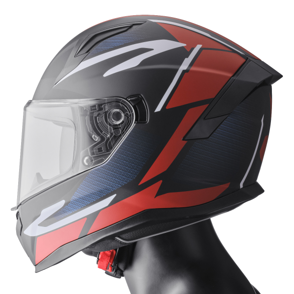 VELOX GRAPHIC MATT BLACK/RED/WHITE