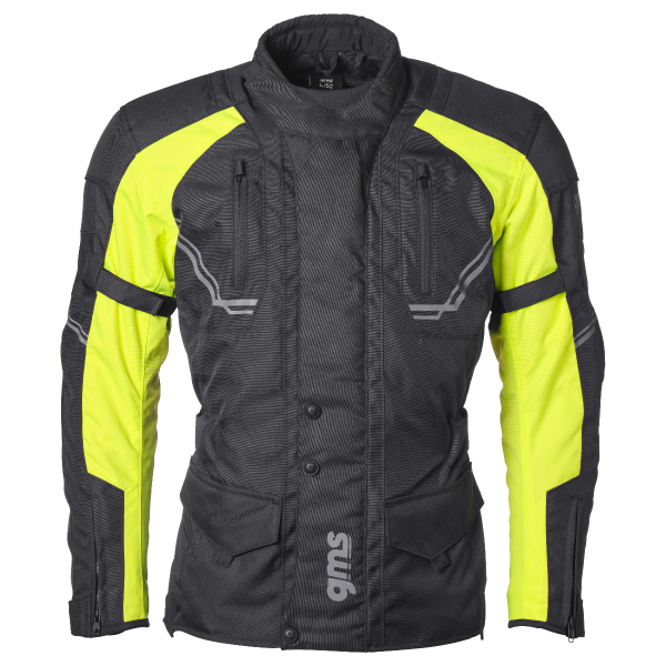 TAYLOR MAN JACKET  BLACK/FLUO YELLOW