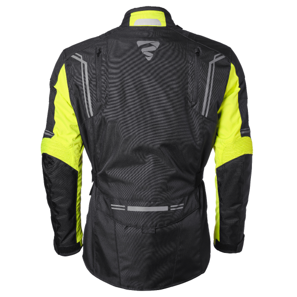 TAYLOR MAN JACKET  BLACK/FLUO YELLOW