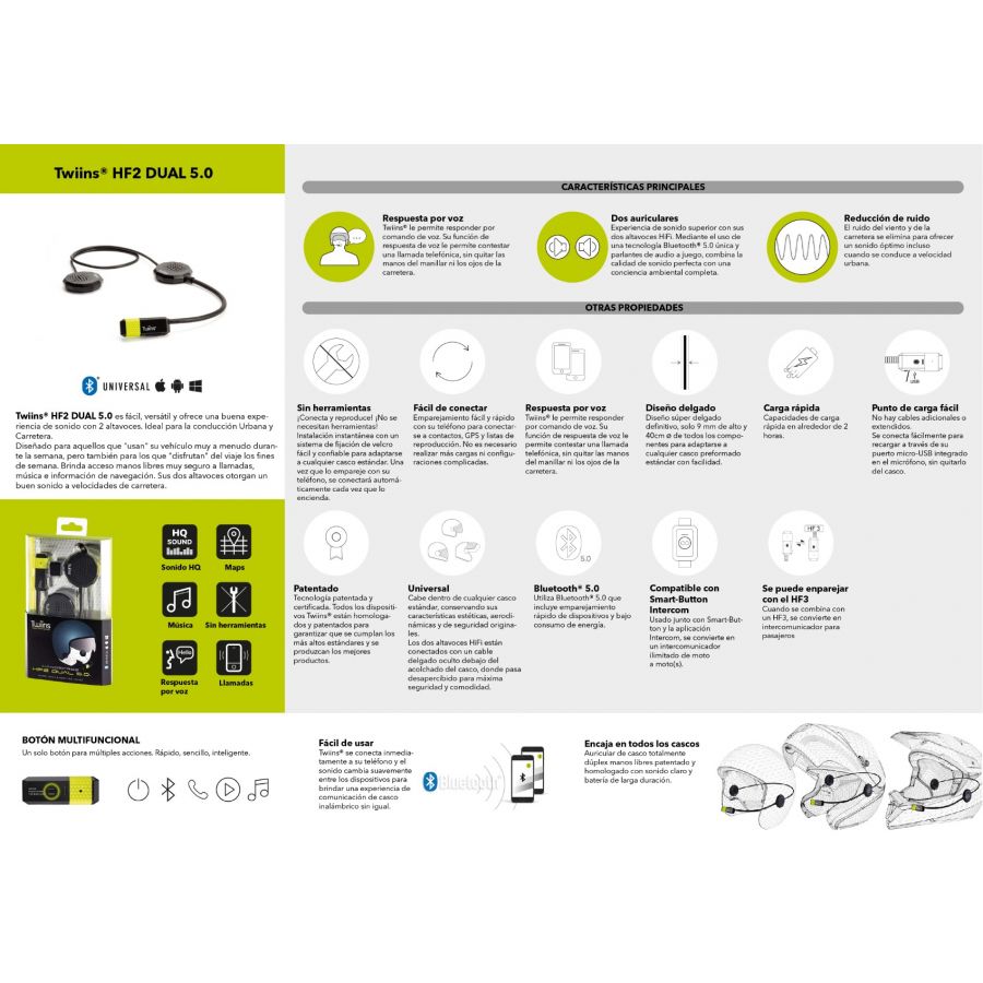 Añade este auricular Bluetooth a tu casco de moto para tener mayor